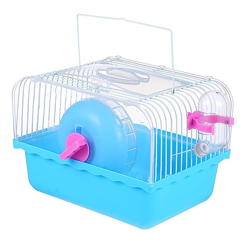 Kisangel Transportabler Transparenter Hamsterkäfig mit Henkel Chinchilla Haus für Haustiere Einfach zu Reinigen Strapazierfähigem Gefertigt für Einen Komfortablen Schlaf und Tägliche Kisangel Transportabler Transparenter Hamsterkäfig mit Henkel Chinchilla Haus für Haustiere Einfach zu Reinigen Strapazierfähigem Gefertigt für Einen Komfortablen Schlaf und Tägliche von Kisangel
