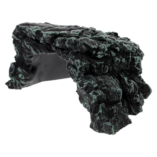 Kisangel Schildkröten-sonnenplattform-höhle - Reptilienbecken-versteck Aus Kunstharz Mit Eidechsen-versteckfelsen von Kisangel