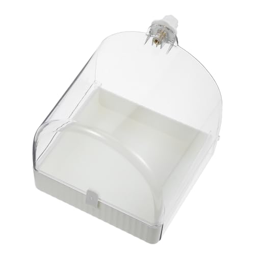Kisangel Vogel Badewanne für Wellensittiche und Papageien Hängende Badewanne aus Robustem Kunststoff Praktische Vogel Badebox mit Multifunktionalem Design für Einfache Reinigung und von Kisangel