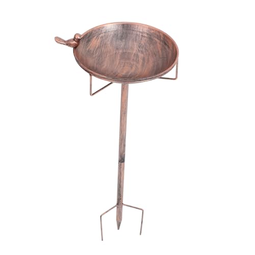 Kisangel Vogelbad Garten Mit Metallständer Multifunktionale Futterstation Für Wildvögel Elegantes Design Für Garten-Dekoration Installieren Für Kleine Vögel Und Papageien Kisangel Vogelbad Garten Mit Metallständer Multifunktionale Futterstation Für Wildvögel Elegantes Design Für Garten-Dekoration Installieren Für Kleine Vögel Und Papageien von Kisangel