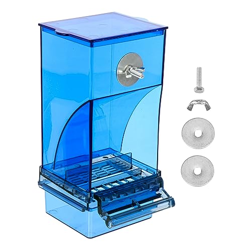 Kisangel Automatischer Futterspender Für Papageien Haustier-vogelfutterspender Vogelfutterspender Aus Acryl Design von Kisangel