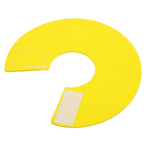 Kisangel Vogelhalsband Vogel-Nackenschutz Vogelkegel Zubehör für Vogelkäfige Hund Kauen Vogelhalsring Vogelhalskragen Papageien-Halsband Anti-Biss-Halsband für Vögel Super Haut Yellow von Kisangel