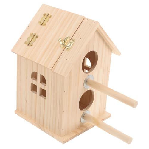 Kisangel Sittich-nistkasten Von Bird Nesting Box Holzhaus Nistkasten für Vögel Papageien-zuchtkasten Kisangel Sittich-nistkasten Von Bird Nesting Box Holzhaus Nistkasten für Vögel Papageien-zuchtkasten von Kisangel