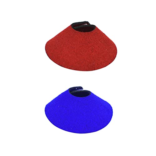 Kisangel 2stücke Papagei Schutzkragen Rotes Blaues Erholungs-Halsband Für Vögel Beißschutz-Halskrause Für Wundheilung Und Präventive Pflege Von Papageien von Kisangel