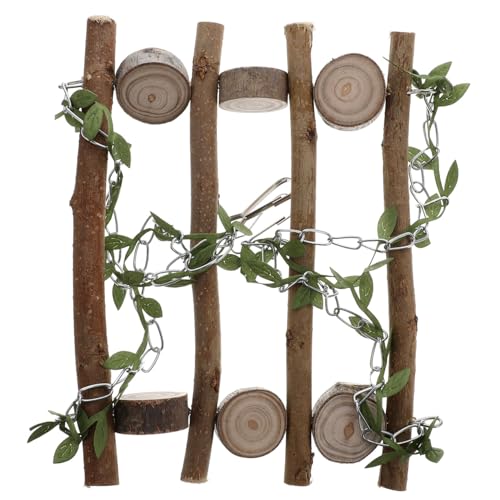 Kisangel Papageien Spielzeug Hängematte Mit Kletterleiter Für Vögel Für Kleine Und Mittelgroße Papageien Fördert Und Spielspaß Im Käfig von Kisangel