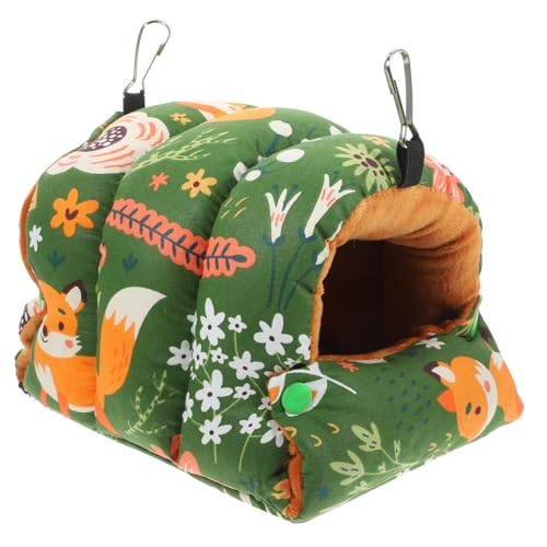 Kisangel Hängendes Vogelbett Für Wellensittiche Warme Weiche Baumwollhängematte Für Vögel Als Schlafnest Und Spielzeug Für Winter Für Käfige Geeignet Farbe Waldgrün s Kisangel Hängendes Vogelbett Für Wellensittiche Warme Weiche Baumwollhängematte Für Vögel Als Schlafnest Und Spielzeug Für Winter Für Käfige Geeignet Farbe Waldgrün s von Kisangel