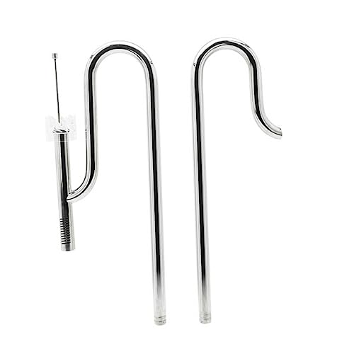 Kisangel 12mm Aquarium Edelstahl Wasser Set Einlass Und Auslass Öl-entfernung Fisch Tank Wartung Werkzeug von Kisangel