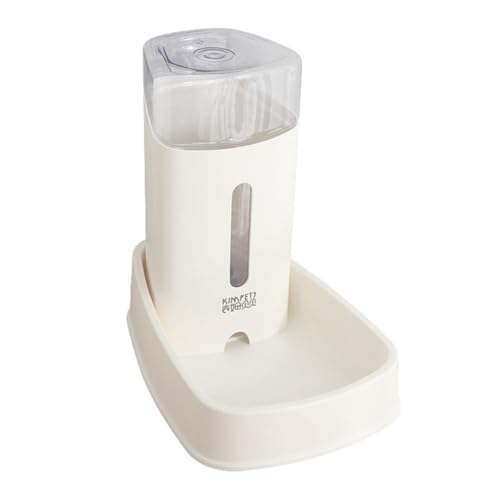 Kisangel 3 8 L Auslaufsicherer Wasserspender für Haustiere Große Kapazität Automatischer Futterspender für Hunde und Katzen Kunststoff Weißer Futterspender für Haustiere Kisangel 3 8 L Auslaufsicherer Wasserspender für Haustiere Große Kapazität Automatischer Futterspender für Hunde und Katzen Kunststoff Weißer Futterspender für Haustiere von Kisangel