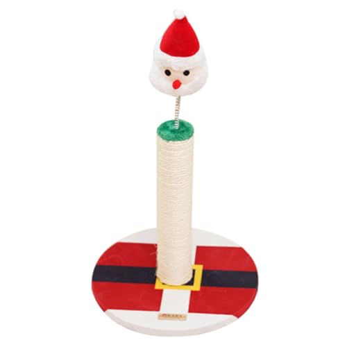 Kisangel Katzenbaum Austauschbarer Kratzbaum Weihnachtskatzenspielzeug Natürlicher Sisalseil-Kratzer Kisangel Katzenbaum Austauschbarer Kratzbaum Weihnachtskatzenspielzeug Natürlicher Sisalseil-Kratzer von Kisangel