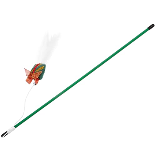 Kisangel Weihnachts-Katzen-Teaser-Stick Kätzchen-Teaser-Spielzeug Interaktives Spielzeug für Katzen Kisangel Weihnachts-Katzen-Teaser-Stick Kätzchen-Teaser-Spielzeug Interaktives Spielzeug für Katzen von Kisangel