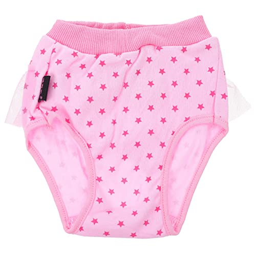 Kisangel Pet Dog Leak Waschbare Bequeme Pet Pants Für Hündinnen Für Menstruation Und Niedlichem Design Schützt Vor Auslaufen Und Schmutz von Kisangel