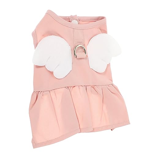 Kisangel Hundekleid tragbares Welpenkleid dekoratives Lovely kuschelig Rock Kleider empfindliche Haustierkleidung waschbare Haustierkleidung Kätzchen Schleppschnalle der Hund Zubehör Rosa Kisangel Hundekleid tragbares Welpenkleid dekoratives Lovely kuschelig Rock Kleider empfindliche Haustierkleidung waschbare Haustierkleidung Kätzchen Schleppschnalle der Hund Zubehör Rosa von Kisangel