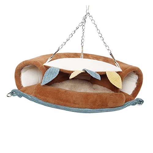 Kisangel Winter Hängematte für Kleine Haustiere Warmer Schlafplatz für Hamster Squirrel und für Käfige Dekoratives Element für Zuhause Kisangel Winter Hängematte für Kleine Haustiere Warmer Schlafplatz für Hamster Squirrel und für Käfige Dekoratives Element für Zuhause von Kisangel