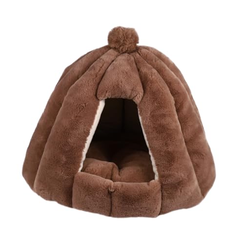 Kisangel Niedliches Haustier-schlafnest Halbgeschlossenes Katzenhaus Warmes Hundebett Runder Zwinger Kisangel Niedliches Haustier-schlafnest Halbgeschlossenes Katzenhaus Warmes Hundebett Runder Zwinger von Kisangel