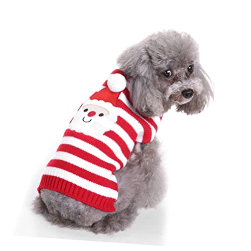 Kisangel Winterkleidung für kleine Hunde Kleidung Kleidung Schildkrötenbecken mit Deckel Weihnachten Kleider Pullover Haustier Hund Mantel Festliche Kleidung für Haustiere der Hund von Kisangel