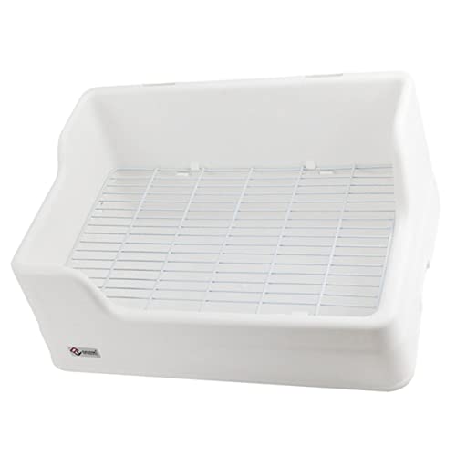Kisangel Käfig-katzentoilette Mit Abgerundeten Kanten Kratzfrei Toilette Haustierkäfigzubehör Bettpfanne Für Hasenkäfig Kisangel Käfig-katzentoilette Mit Abgerundeten Kanten Kratzfrei Toilette Haustierkäfigzubehör Bettpfanne Für Hasenkäfig von Kisangel