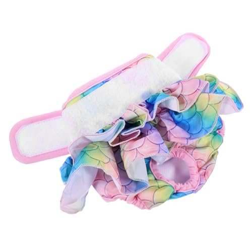 Kisangel physiologische Hosen für Haustiere hundewindel Dog Diapers Eckzahn Höschen Dackel umstandsstrumpfhose Meerjungfrauen Hund in Wärmehose Hygienehose für Hundewelpen Baumwolle von Kisangel