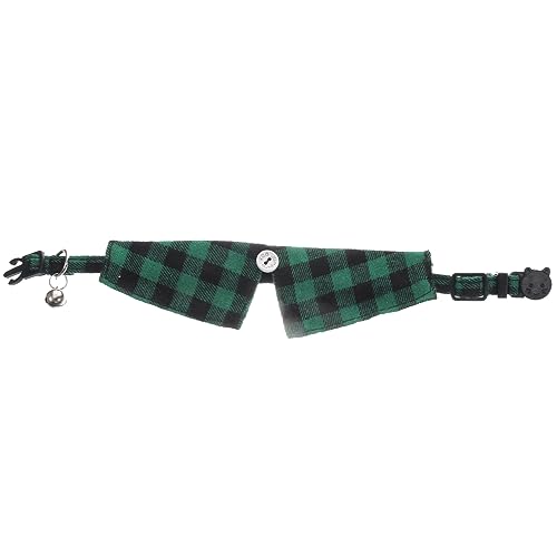 Kisangel Verstellbares Katzenhalsband mit Sicherheitsglocke und Abreißverschluss Dekoratives Katzenhalsband für Den Täglichen Gebrauch von Kisangel