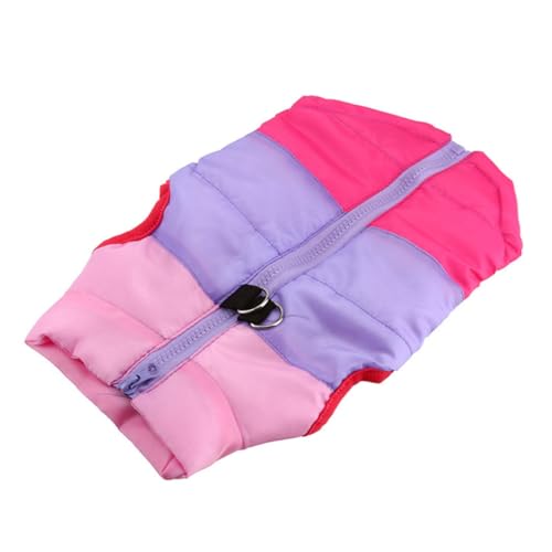 Kisangel wasserdichte Winterweste für Hunde Warmes Atmungsaktives Hundemantel Pet Clothes Modische Hundejacke für Kleine und Mittlere Hunde Erweiterter Schutz für Bauch und von Kisangel