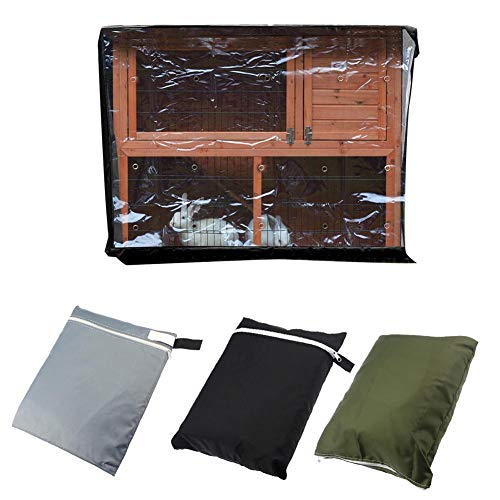 Kitabetty Kaninchenkäfig-Abdeckung, Wasserdichte Doppelschicht-Staubschutz für Kaninchenstall, Passend für BB-48-DDU, BB-48-DDL, BB-48-DDL-TR 4FT 48 Zoll von Kitabetty