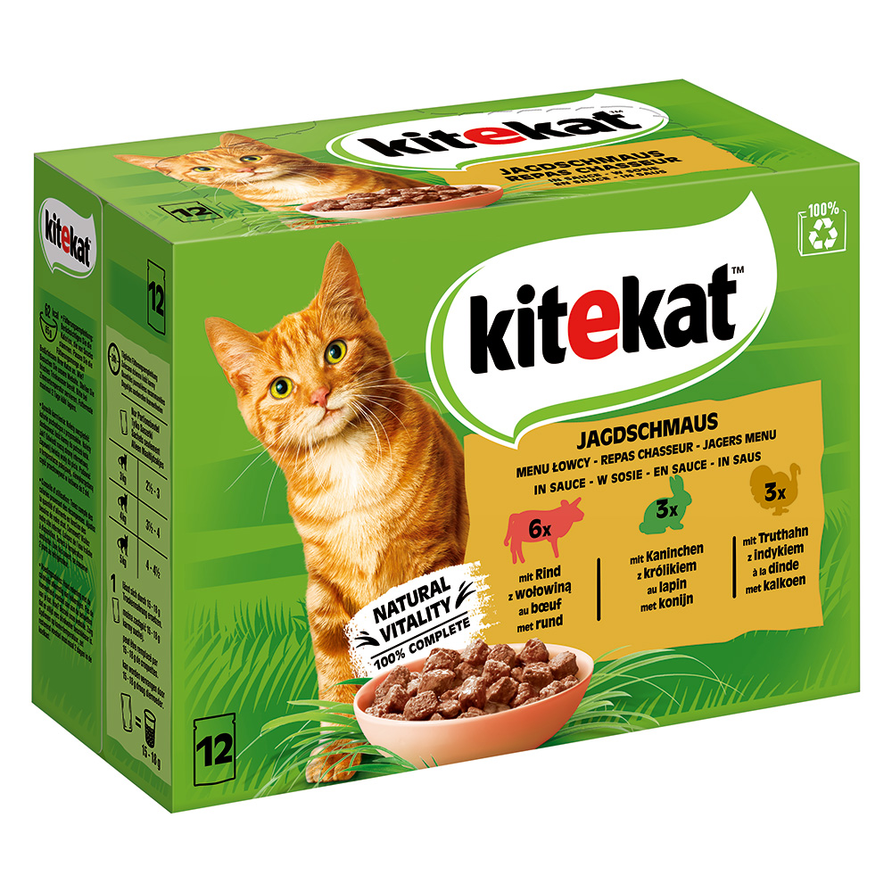 Kitekat Frischebeutel 48 x 85 g - Jagdschmaus in Sauce Kitekat Frischebeutel 48 x 85 g - Jagdschmaus in Sauce von Kitekat