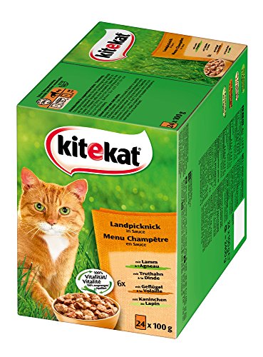 Kitekat Landpicknick in Soße 2x(24x100g) von Kitekat