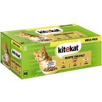 Kitekat Multipack Bunte Vielfalt in Sauce 48x85 g von Kitekat