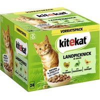 Kitekat Multipack Landpicknick in Sauce 24x85 g von Kitekat