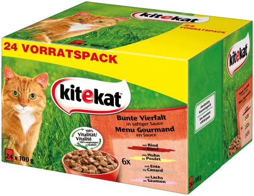 Kitekat P.B. M.P. Bunte Vielfalt in Soße 24 x 100g von Kitekat