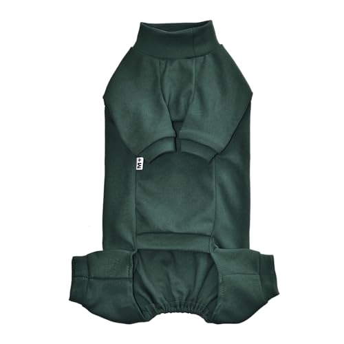 Sphynx Fleece-Schlafanzug mit vier Beinen, warm, elastisch, Haustierkleidung für haarlose Katzen, Operationsanzug für Sphynx, Devon, Cornish (Grün, Größe S (1,5–2,3 kg) von Kitipcoo