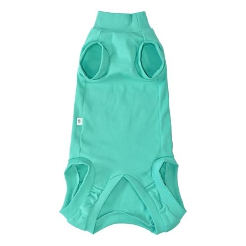 Sphynx Katzenkleidung, ärmelloser Body, elastisch, haarlos, Katzen-Pyjama, Haustierkleidung, Operationsanzug für Katzen und Hunde nach Operationen, Hellblau, Größe XS (0,9–1,4 kg) von Kitipcoo