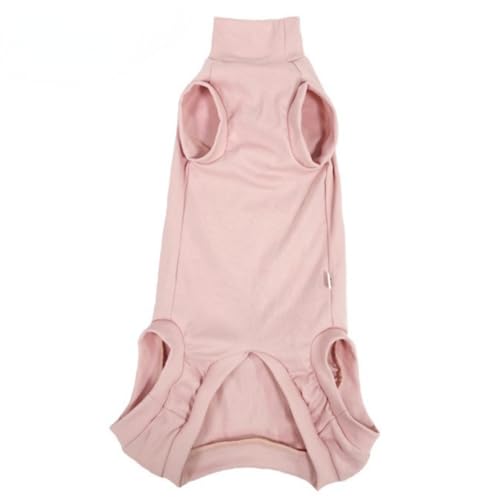 Sphynx Katzenkleidung, ärmelloser Body, elastisch, haarlos, Katzen-Pyjama, Haustierkleidung, Operationsanzug für Katzen und Hunde nach Operationen, Rosa, Größe XL (5 - 6,4 kg) von Kitipcoo