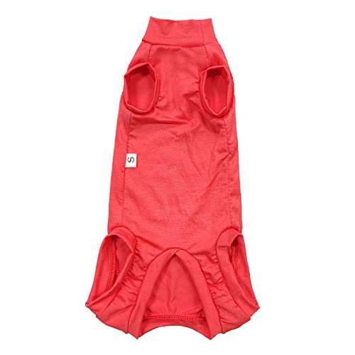 Sphynx Katzenkleidung, ärmelloser Body, elastisch, haarlos, Katzen-Pyjama, Haustierkleidung, Operationsanzug für Katzen und Hunde nach Operationen, Rot, Größe XS (0,9–1,4 kg) von Kitipcoo