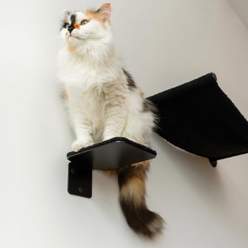 Katzenregal für Wandmöbel Katzentreppe Schwarz Katzenregal für Wandmöbel Katzentreppe Schwarz von Kitsune Garden