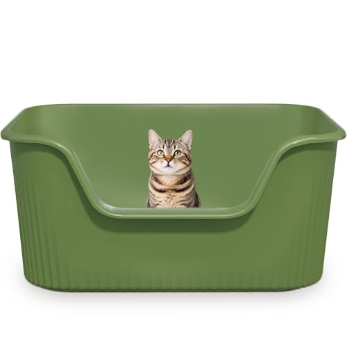 Kittenhood Große Katzentoilette grün von Kittenhood