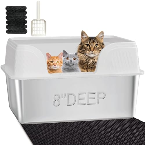 Kittenhood XL Extra große Stahltoilette 35,1 cm H weiß Kittenhood XL Extra große Stahltoilette 35,1 cm H weiß von Kittenhood