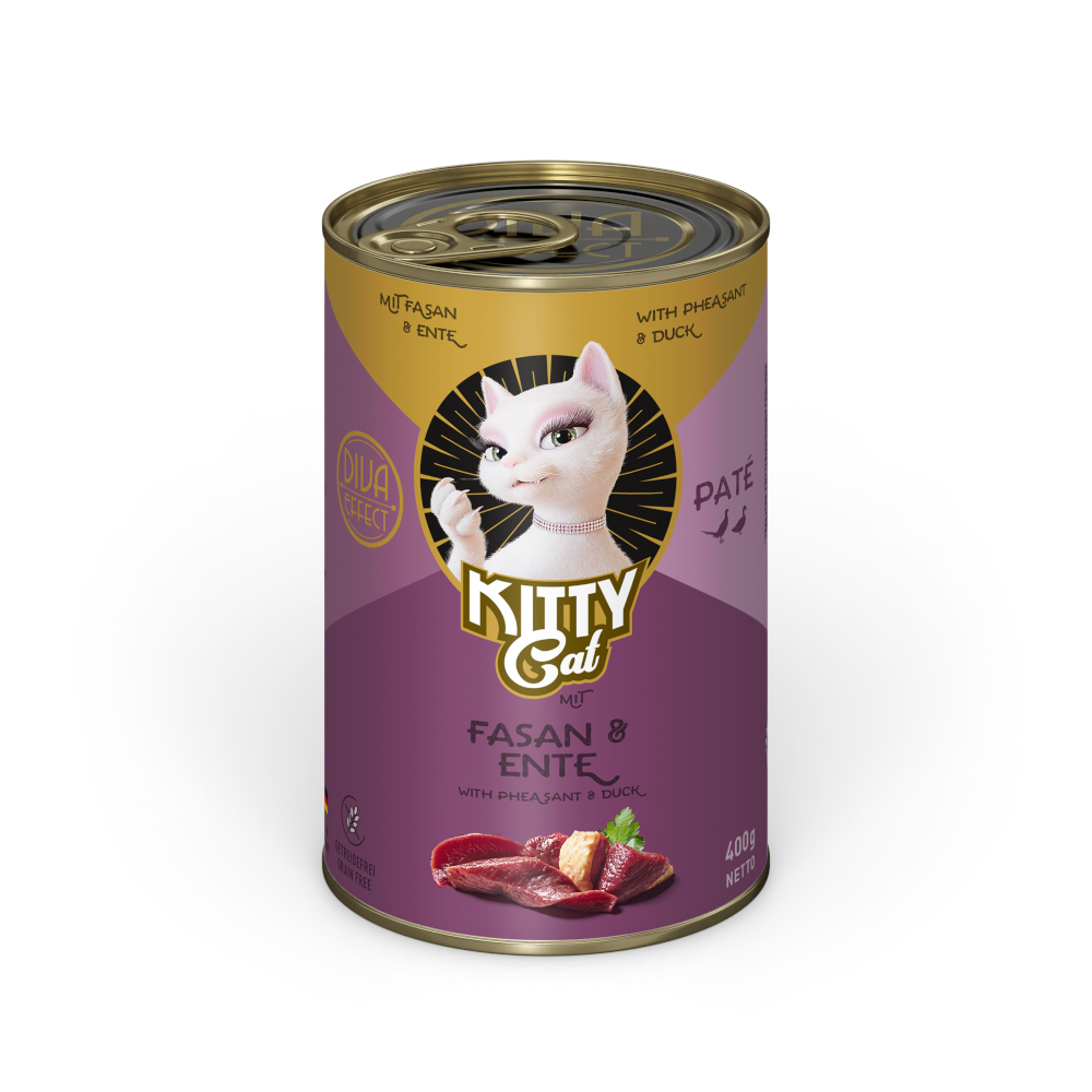 KITTY Cat Adult Pate 6 x 400 g - Fasan & Ente KITTY Cat Adult Pate 6 x 400 g - Fasan & Ente von Kitty Cat