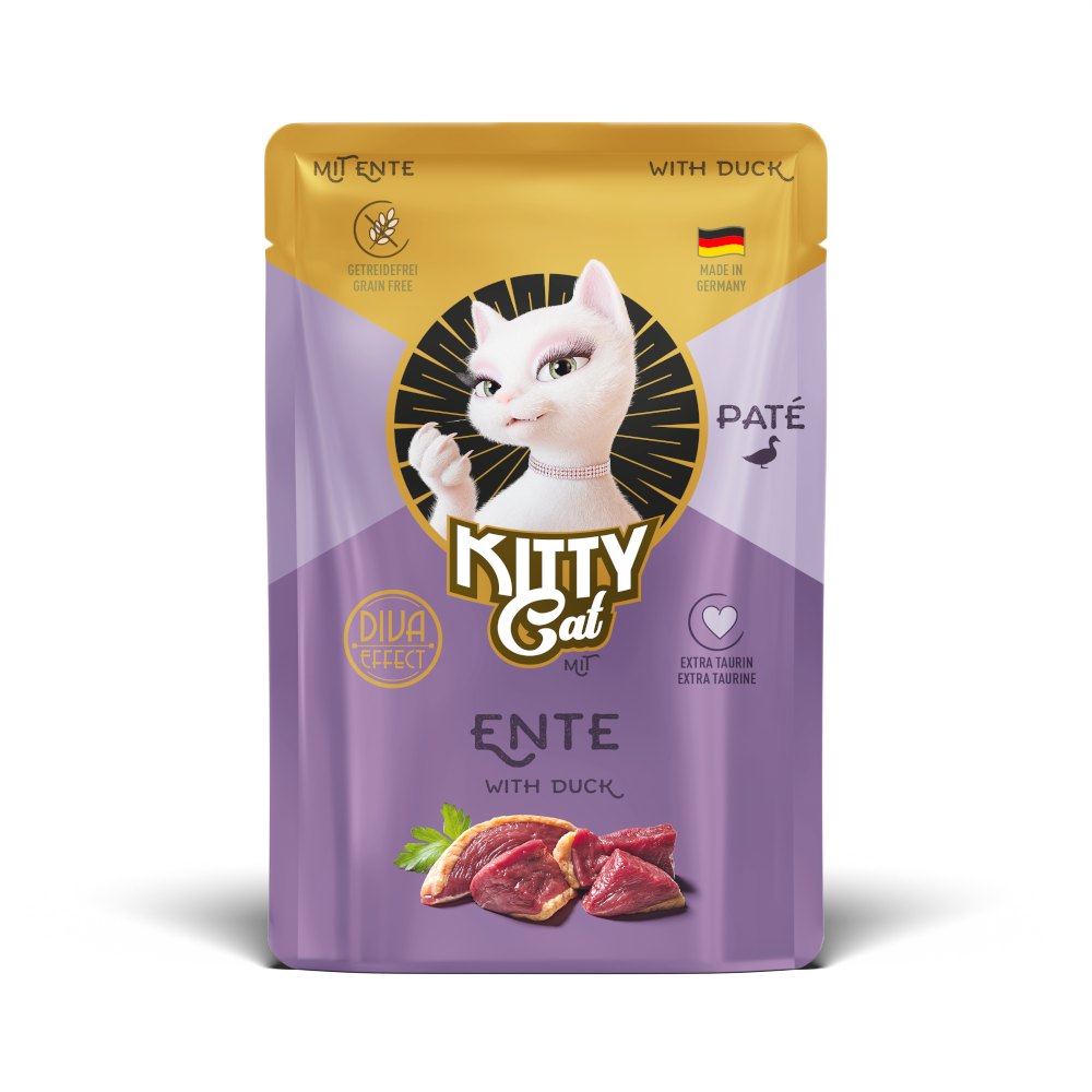 Sparpaket KITTY Cat Paté 24 x 85 g - Ente Sparpaket KITTY Cat Paté 24 x 85 g - Ente von Kitty Cat