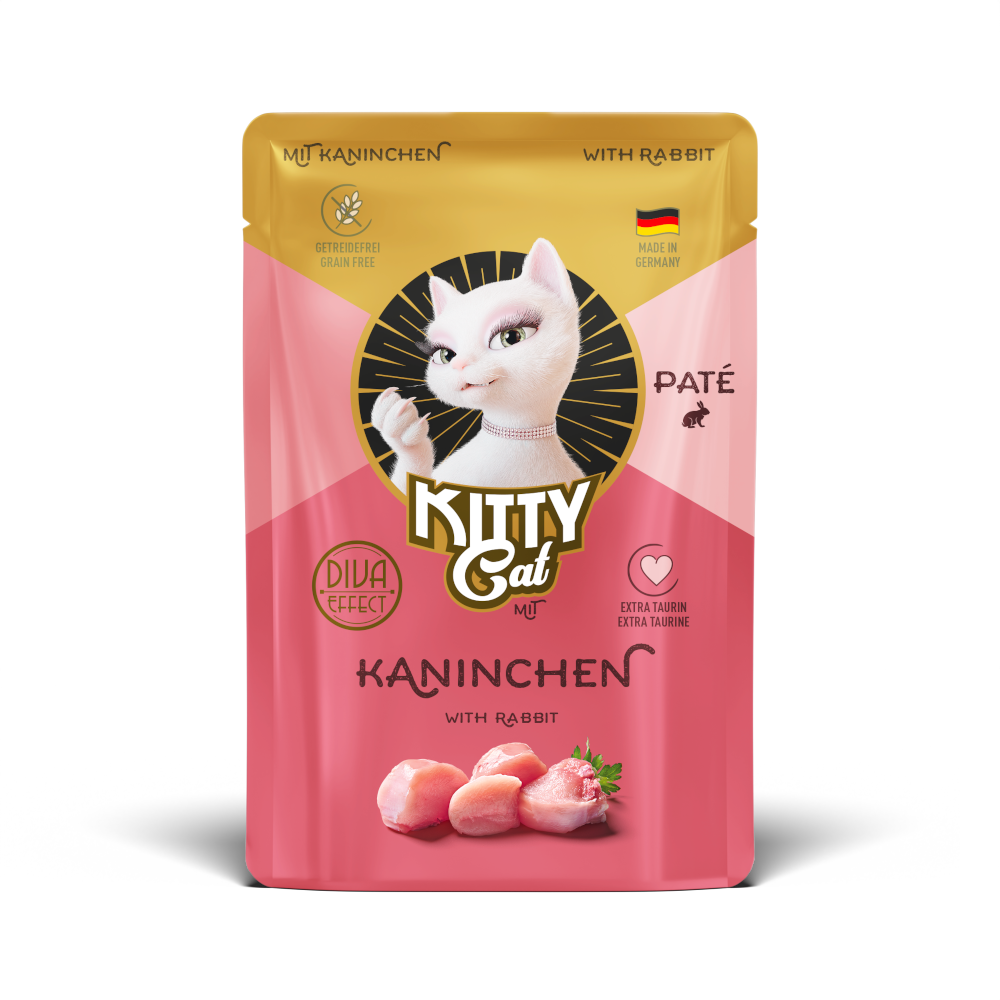 Sparpaket KITTY Cat Paté 24 x 85 g - Kaninchen Sparpaket KITTY Cat Paté 24 x 85 g - Kaninchen von Kitty Cat