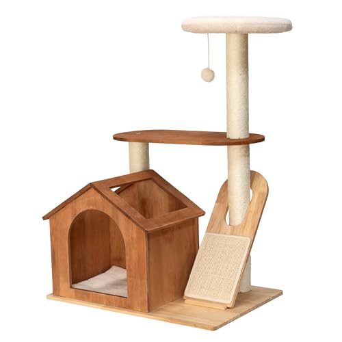 Kitty City Katzenturm und Versteckhaus aus Holz Kitty City Katzenturm und Versteckhaus aus Holz von Kitty City
