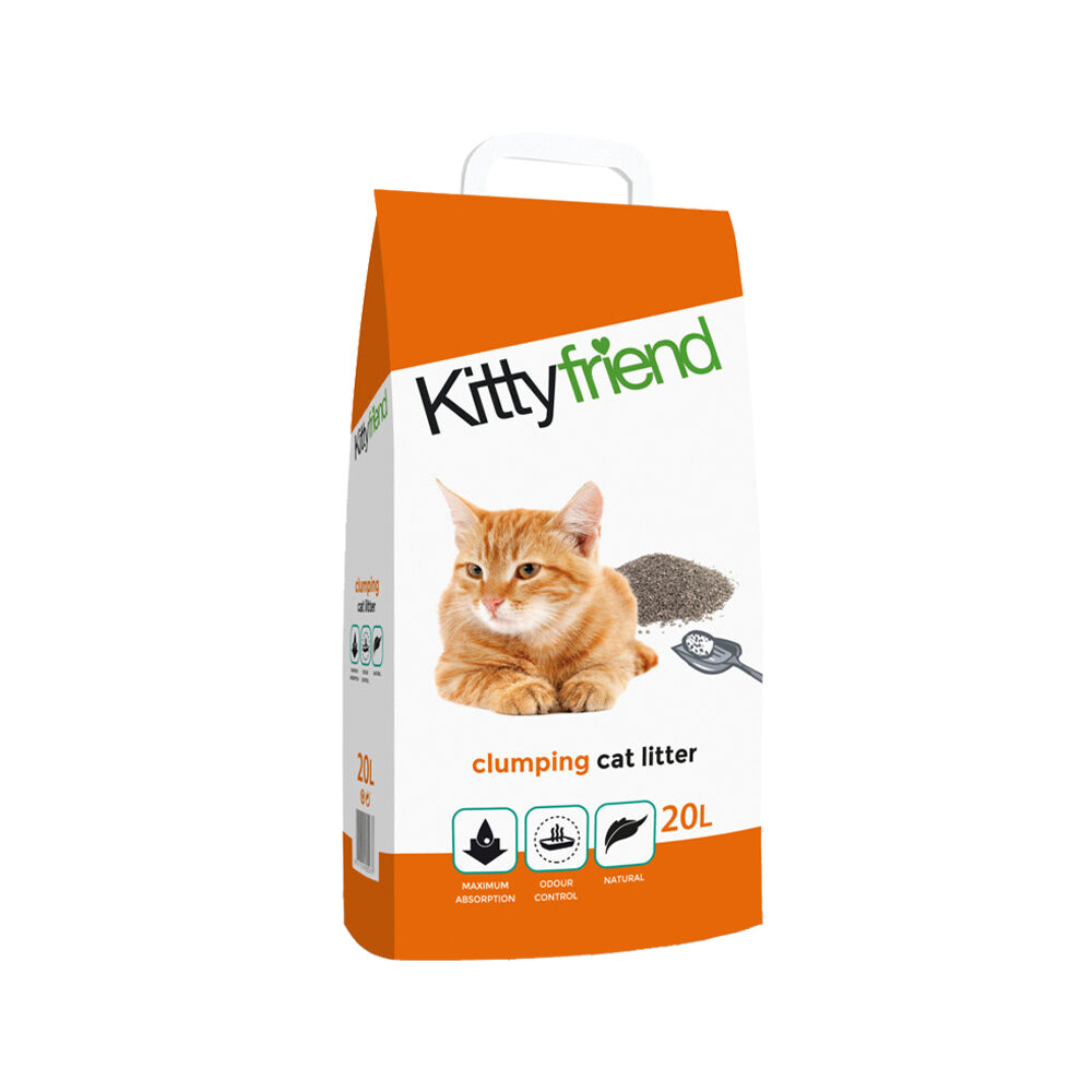 Kitty Friend - Klumpende Katzenstreu - 10 L von Kitty Friend