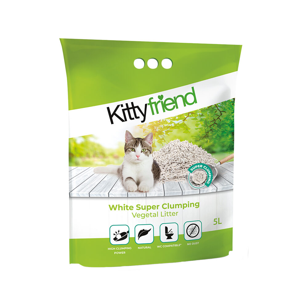 Kitty Friend White Super Klumpstreu - 15L Kitty Friend White Super Klumpstreu - 15L von Kitty Friend