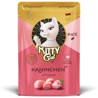 KittyCat Nassfutter Katze, Adult, Paté Kaninchen 6x85 g von KittyCat