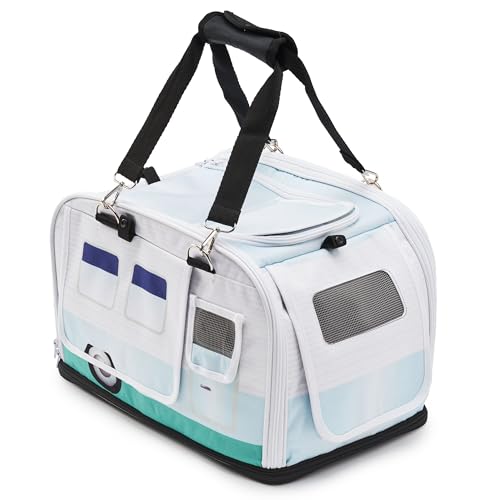 Kittyrama 2-in-1 Katzentrage & Versteck Stilvoll Bequem Tierärztlich Empfohlene Tragetasche für ängstliche Katzen Weiche Seiten Erweiterbar & Zusammenklappbar Fluggesellschaft zugelassen 43 x 28 x 28 Kittyrama 2-in-1 Katzentrage & Versteck Stilvoll Bequem Tierärztlich Empfohlene Tragetasche für ängstliche Katzen Weiche Seiten Erweiterbar & Zusammenklappbar Fluggesellschaft zugelassen 43 x 28 x 28 von Kittyrama