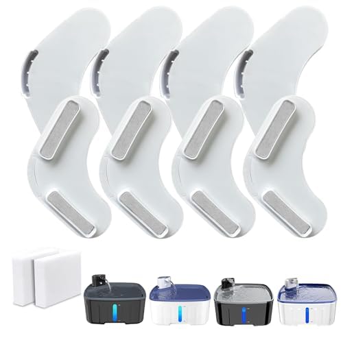 Hundefilter für Trinkbrunnen, Ersatzfilter für 8 L/ 270 oz großen Hundebrunnen, 8er Filters & 2 Schwämme für Ersatzfilter für Kittyspout Trinkbrunnen für Hunde Kabellos Hundefilter für Trinkbrunnen, Ersatzfilter für 8 L/ 270 oz großen Hundebrunnen, 8er Filters & 2 Schwämme für Ersatzfilter für Kittyspout Trinkbrunnen für Hunde Kabellos von Kittyspout