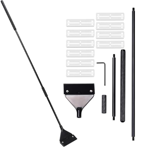 Algenschaber Aquariumschaber,Aquarium Reinigungswerkzeuge,Aquarium Algen Rasiermesser Schaber,62cm aus Edelstahl mit Abnehmbarer Stange 10 Klingen für Reinigung von Aquarien-Glas-Fischbecken Algenschaber Aquariumschaber,Aquarium Reinigungswerkzeuge,Aquarium Algen Rasiermesser Schaber,62cm aus Edelstahl mit Abnehmbarer Stange 10 Klingen für Reinigung von Aquarien-Glas-Fischbecken von Kiuiom