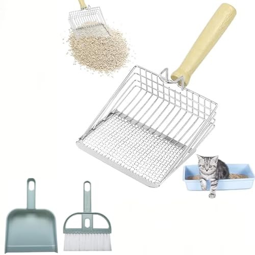 Katzen Schaufel,Katzenstreu Schaufel Metall,Katzenschaufel für Katzenklo,Katzenklo Schaufel,Katzenstreu Schaufel,Katzenstreuschaufel,mit Kleine Löcher Kunststoff Katzenschaufel Schaufel Besensets Katzen Schaufel,Katzenstreu Schaufel Metall,Katzenschaufel für Katzenklo,Katzenklo Schaufel,Katzenstreu Schaufel,Katzenstreuschaufel,mit Kleine Löcher Kunststoff Katzenschaufel Schaufel Besensets von Kiuiom