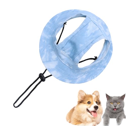 Katzen Sonnenschutz Mütze,Hunde-Sonnenhut Mit Ohrlöcher,Verstellbare Baseballmütze Für Haustiere,Baseballmütze Für Kleine Welpen,Modisch Hund Baseballmütze,Blau,M,Kiuiom Katzen Sonnenschutz Mütze,Hunde-Sonnenhut Mit Ohrlöcher,Verstellbare Baseballmütze Für Haustiere,Baseballmütze Für Kleine Welpen,Modisch Hund Baseballmütze,Blau,M,Kiuiom von Kiuiom