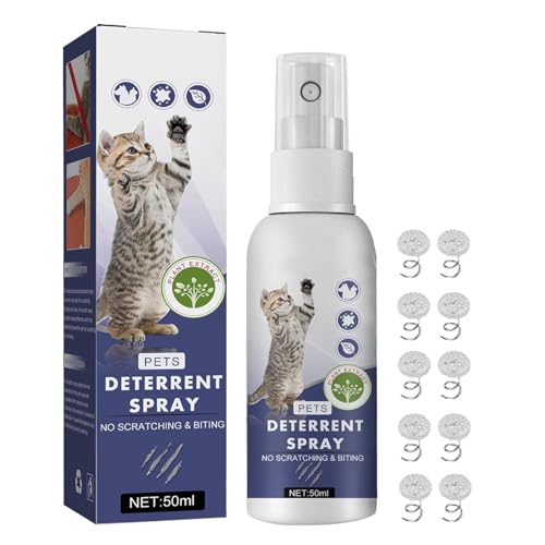 Katzenkratz-Trainingsspray, verhindert das Kratzen von Möbeln, Katzenkratzen, Spray, Abschreckung für Kratzen, Gärten und Innenbereich, Katzenschreck für Möbel, Sofa, Teppich, Vorhang Katzenkratz-Trainingsspray, verhindert das Kratzen von Möbeln, Katzenkratzen, Spray, Abschreckung für Kratzen, Gärten und Innenbereich, Katzenschreck für Möbel, Sofa, Teppich, Vorhang von Kiuiom