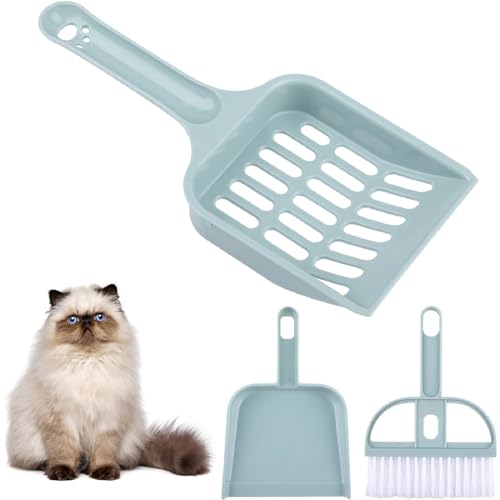Kiuiom Reinigungswerkzeuge für Katzenklo,Plastik Katzenstreu Schaufel,Katzenklo Schaufel Besensets,Reinigungsgeräte Zum Filtern Von Katzenstreu für Reinigung von Katzensandtoiletten Kiuiom Reinigungswerkzeuge für Katzenklo,Plastik Katzenstreu Schaufel,Katzenklo Schaufel Besensets,Reinigungsgeräte Zum Filtern Von Katzenstreu für Reinigung von Katzensandtoiletten von Kiuiom